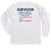 Postpartum Preeclampsia Survivor Shirt, a White Classic Long Sleeve Tee (back-view)