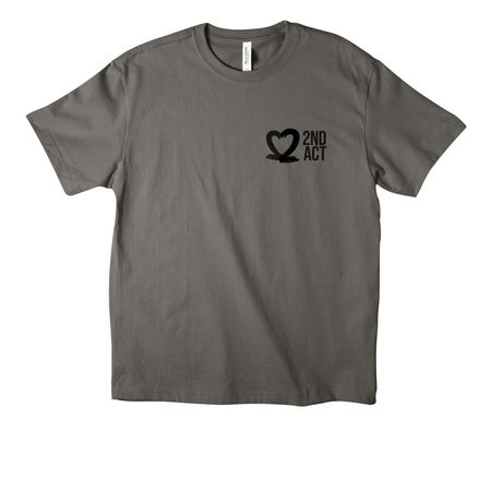 2nd Act, a Asphalt Unisex Heavyweight Tee