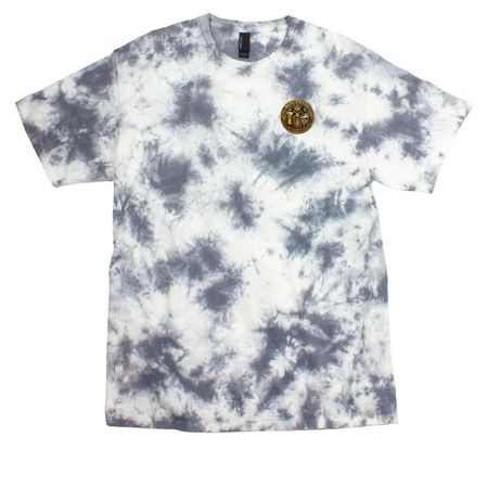 BUSCHKING, a Grey Crystal Tie Dye Tee