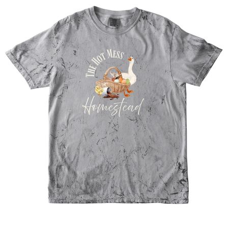 HFTH simplified logo shirts, a Smoke Comfort Colors Colorblast Tee