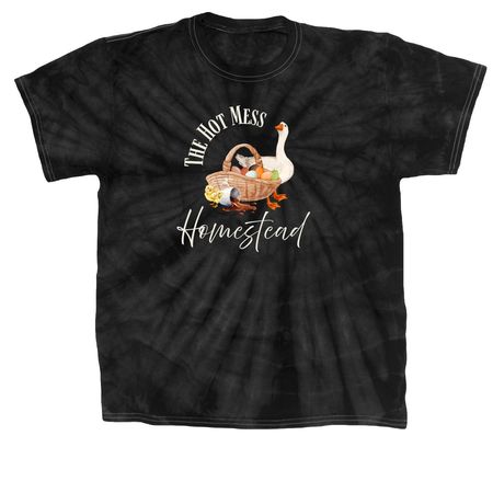 HFTH simplified logo shirts, a Black Classic Tie Dye Tee