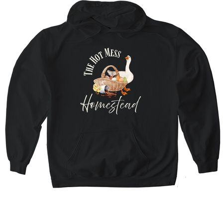 HFTH simplified logo shirts, a Black Gildan Softstyle Pullover Hoodie
