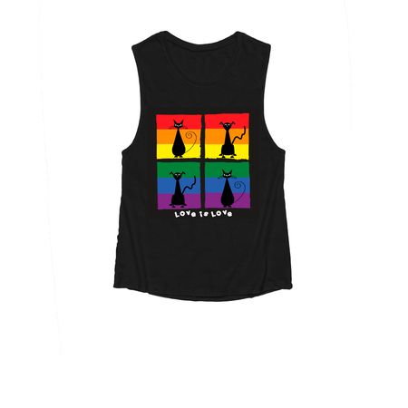 Lulu's Locker Pride, a Black Women's Muscle Tank
