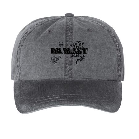 BLAST 2026 Team Hats!&nbsp;, a Black Printed Pigment Dye Baseball Cap
