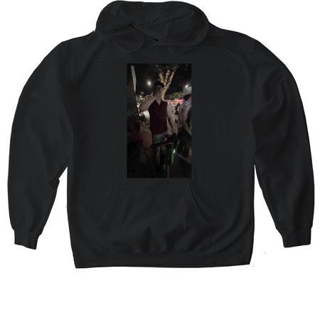 YUNG A.C III, a Black Gildan Softstyle Pullover Hoodie