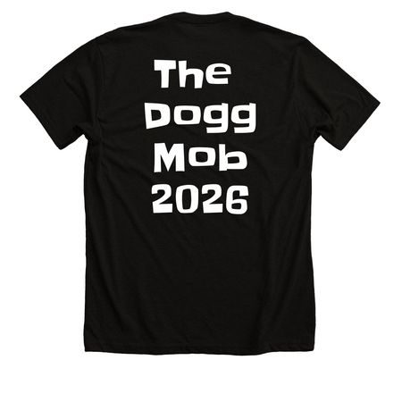 STEPHEN PEARCY of RATT Dogg Mob Hollywood Tee, a Solid Black Blend Premium Unisex Tee (back-view)