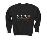 Catalyst Originals ? Founding Member, a Black Youth Crewneck Sweatshirt (back-view)