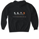 Catalyst Originals ? Founding Member, a Black Gildan Softstyle Pullover Hoodie (back-view)