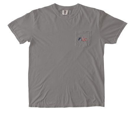 NMSC USA 250th Pocket Tees, a Grey Comfort Colors Pocket Tee