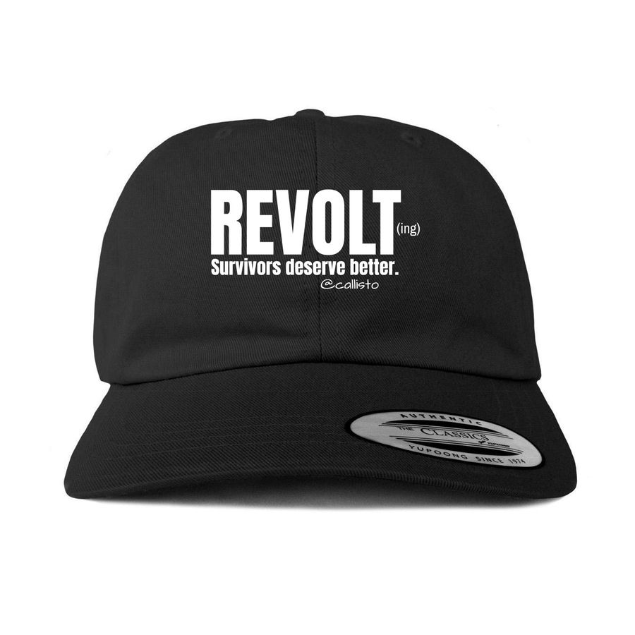 Revolt(ing), a Black Printed Classic Baseball Cap