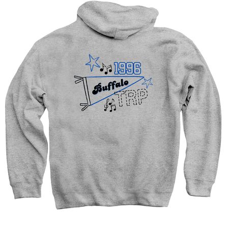 Vintage TRP-Light, a Sport Grey Pullover Hoodie (back-view)