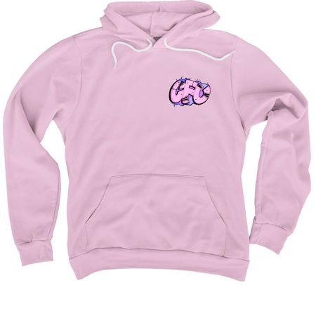 Pink CFU Graffiti&nbsp;, a Lilac Premium Pullover Hoodie