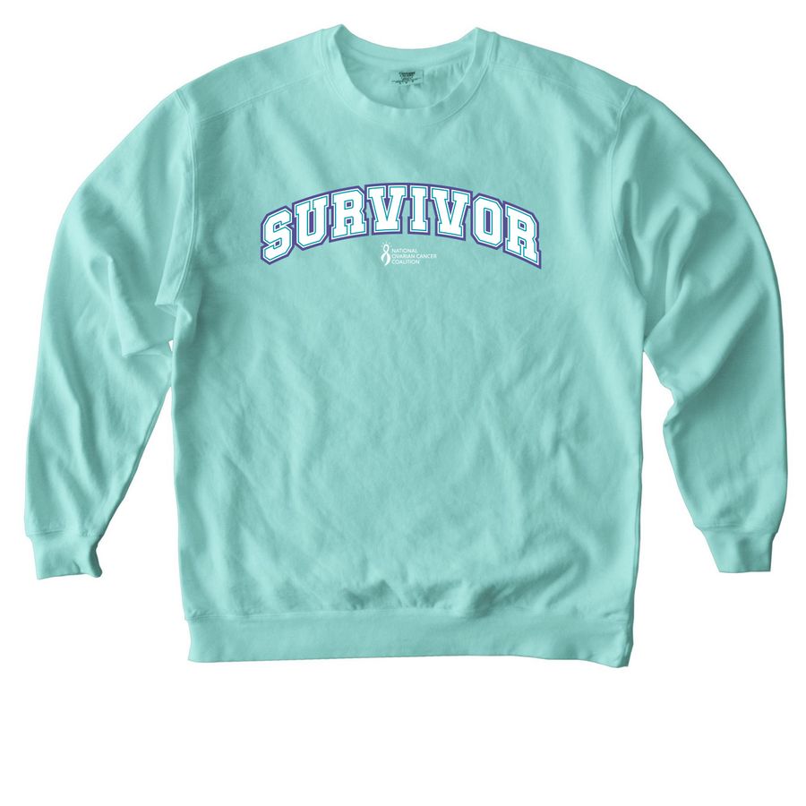 Wear It Proud, a Chalky Mint Comfort Colors Crewneck Sweatshirt