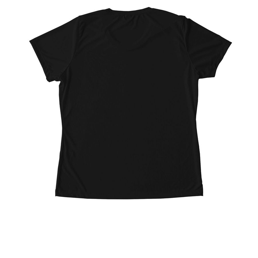 She?s from Damascus (performance tees), a Black Women's Performance Tee (back-view)