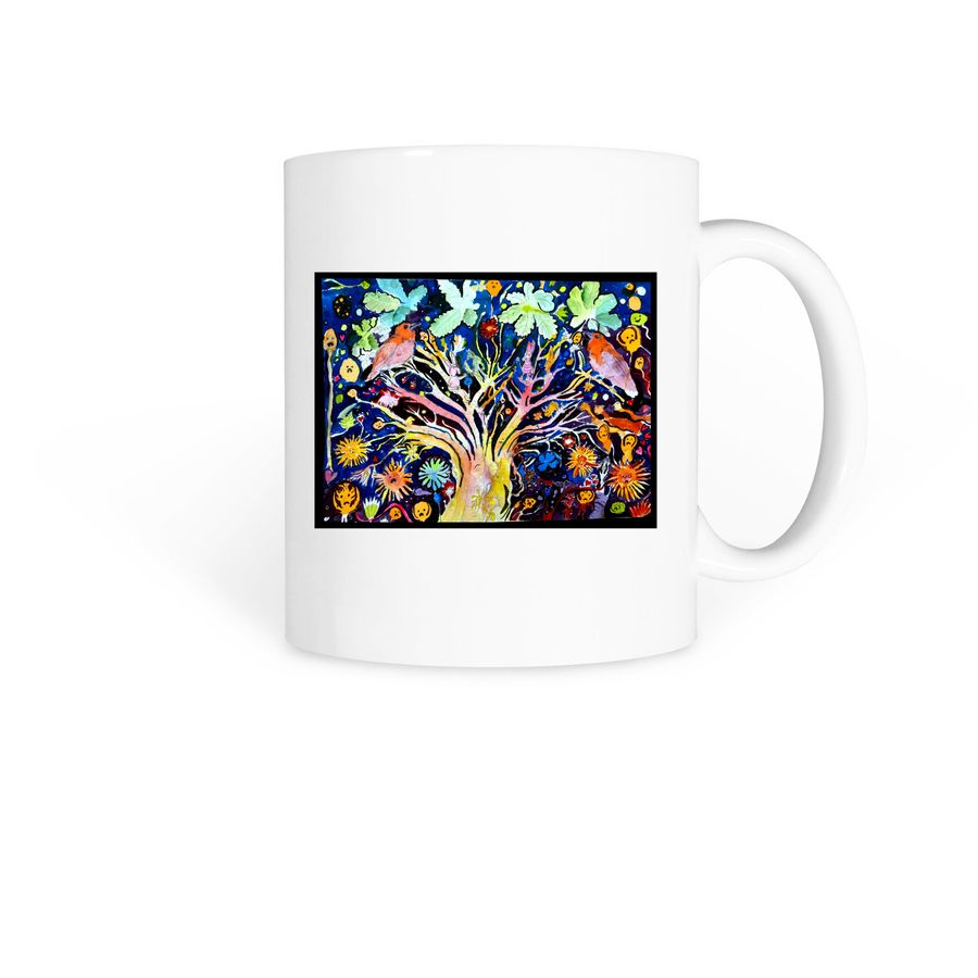 Desire by Dan White, a White Coffee Mug