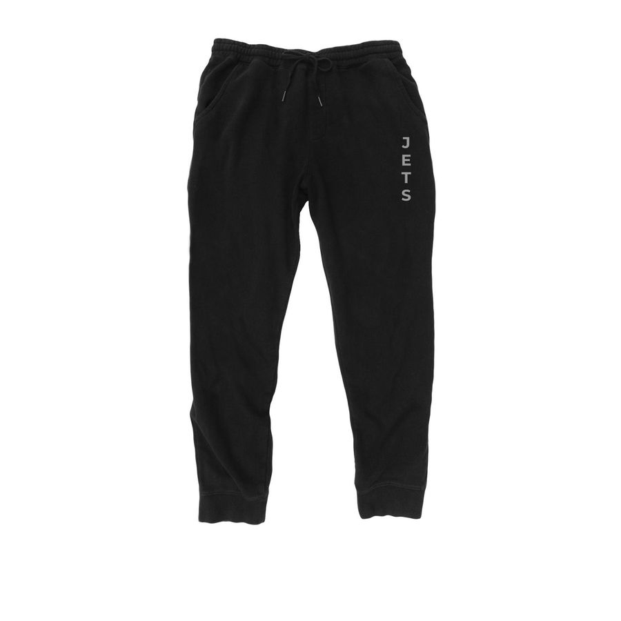 Just Enjoy These Sweats, a Black Midweight Fleece Joggers