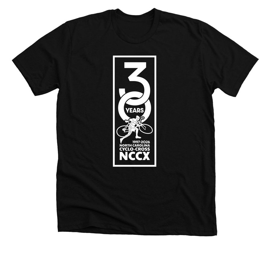 NCCX 30th Anniversary, a Solid Black Blend Premium Unisex Tee