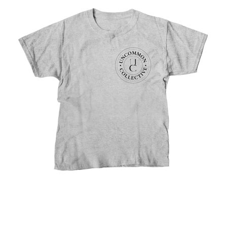 Uncommon Collective Logo T (Light), a Sport Grey Youth Unisex Tee