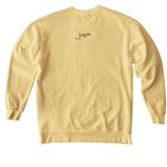 Honey ? Hoodie & Crewneck, a Butter Comfort Colors Crewneck Sweatshirt (back-view)