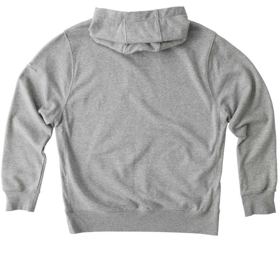 EPHS Flag Performance Collection-Laces Blk, a Dark Grey Heather Nike Club Fleece Pullover Hoodie (back-view)