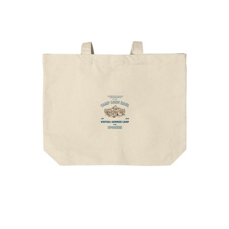 Camp Long Haul Tote Bags, a Natural Cotton Canvas Tote Bag