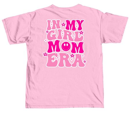 Groovy Girl Mom Shirt, a Blossom Comfort Colors Unisex Tee (back-view)