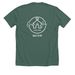 Casa de Amor, a Heather Forest Premium Unisex Tee (back-view)