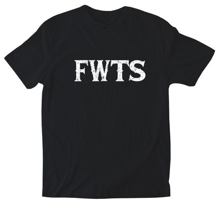 Distressed&nbsp;, a Black Softstyle Cotton Tee