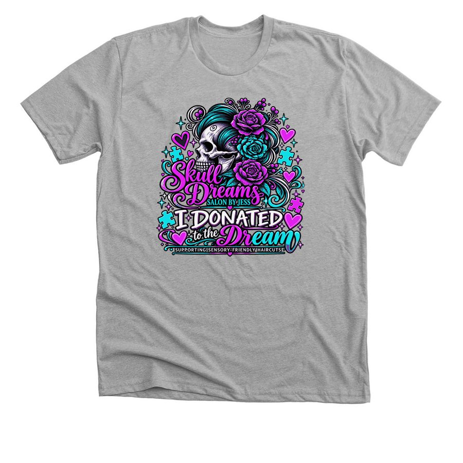 Give a Sensory-friendly haircut&nbsp;, a Athletic Heather Premium Unisex Tee
