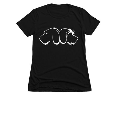 Wirehaired Vizsla Hoodies and Shirts!, a Black Women's Slim Fit Tee