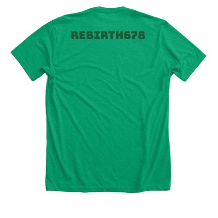 Together WE Rise, a Heather Kelly Premium Unisex Tee (back-view)