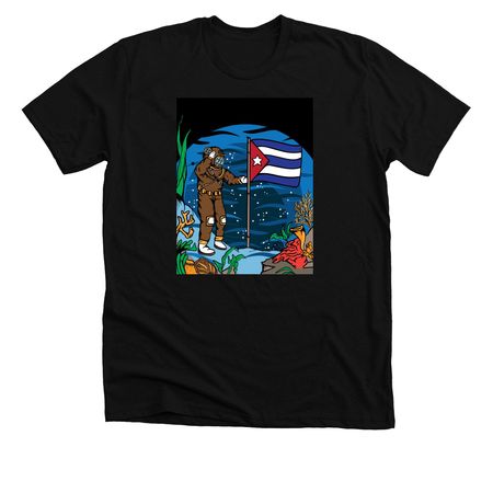 Cuba Libre, a Solid Black Blend Premium Unisex Tee