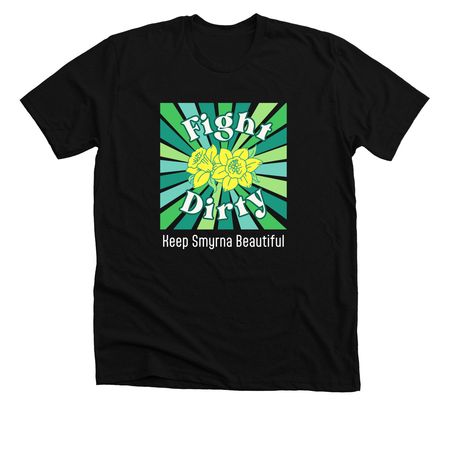 Fight Dirty, a Solid Black Blend Premium Unisex Tee