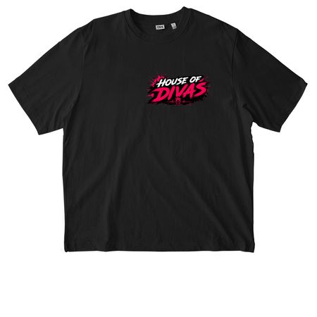 House Of Divas&nbsp;, a Black Stanley/Stella Unisex Freestyler Heavyweight Tee