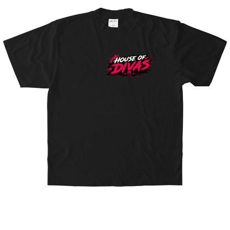House Of Divas&nbsp;, a Black Heavyweight Garment Dye Tee