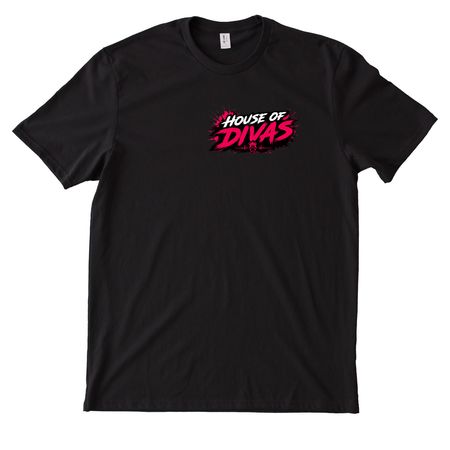 House Of Divas&nbsp;, a Deep Black Allmade Heavyweight Recycled Cotton Tee