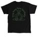 HOODIES WITH GREEN LOGO, a Black Classic Unisex Tee