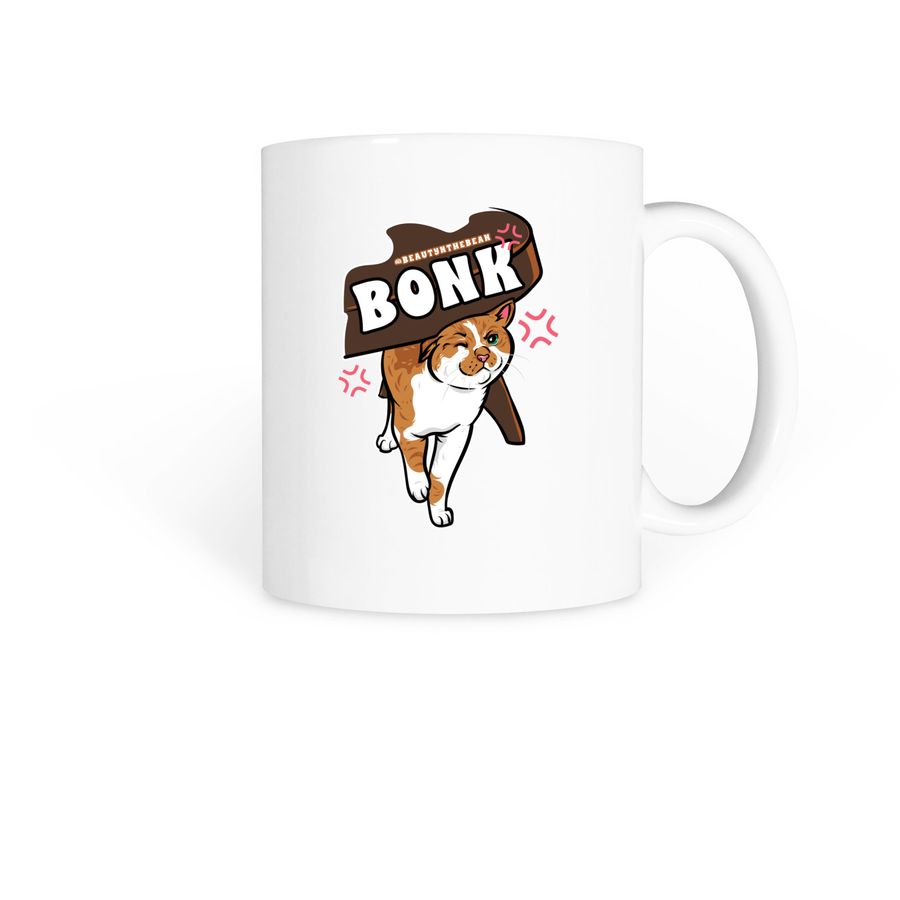 BONK MUG - BeautyntheBean, a White Coffee Mug
