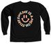 Each Day is a Fresh Start Smiley :), a Black Comfort Colors Long Sleeve Tee (back-view)