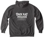 Pack Rat new design, a Pepper Comfort Colors Pullover Hoodie (back-view)