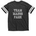 Team Manor Park, a Vintage Smoke / White Football Jersey Tee
