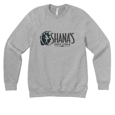 Shana's Dance Studio, a Athletic Heather Premium Raglan Crewneck Sweatshirt