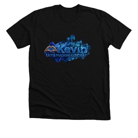 Kevin, a Solid Black Blend Premium Unisex Tee