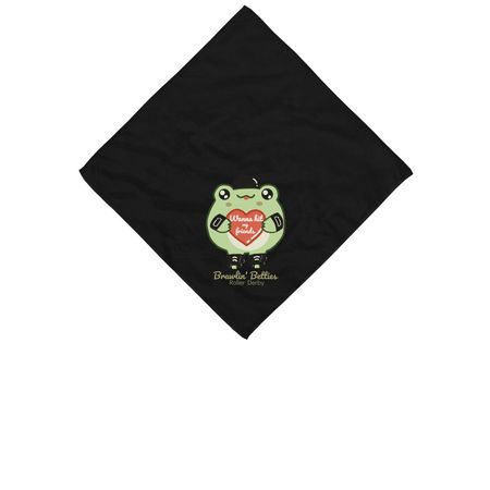 Wanna hit my Friends <3&nbsp;, a Black Cotton Bandana