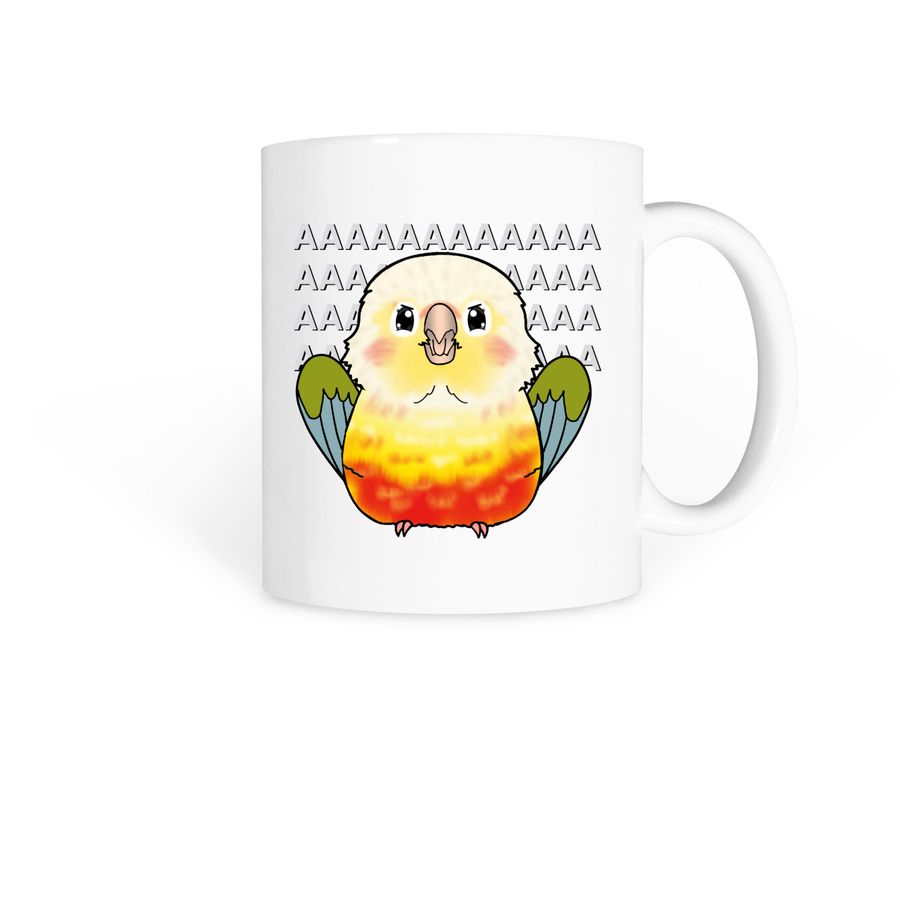 Mad mango mug, a White Coffee Mug