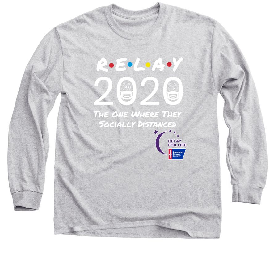 Wilmot Relay For Life 2020 - Option #1, a Sport Grey Classic Long Sleeve Tee