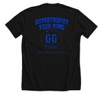 GAT GROUP OG SHIRT, a Solid Black Blend Premium Unisex Tee (back-view)