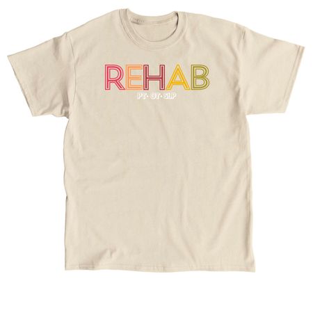 Fall REHAB Neutral T-Shirt, a Sand Classic Unisex Tee