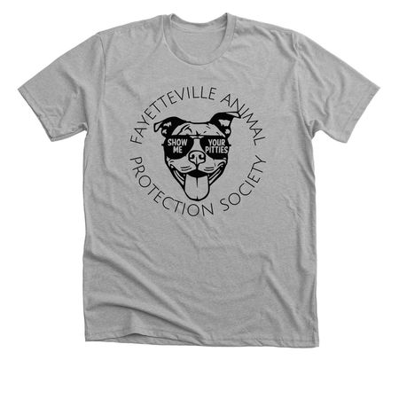 Show Me Your Pitties, a Athletic Heather Premium Unisex Tee