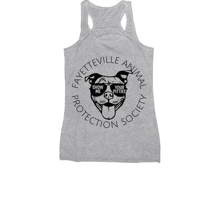Show Me Your Pitties, a Athletic Heather Women's Racerback